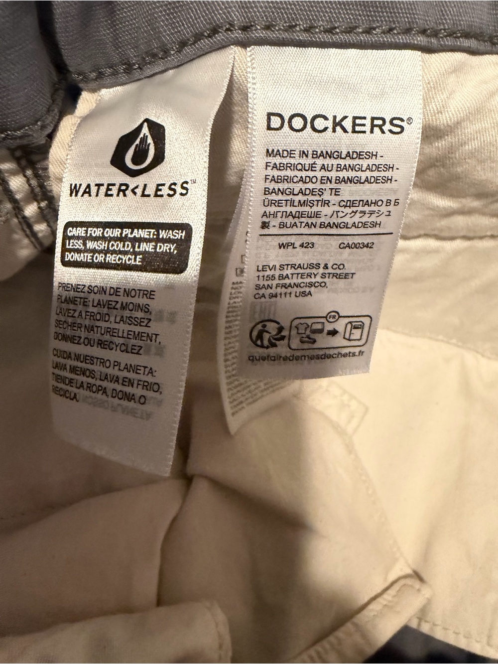 Dockers Gray Straight Fit Utility Cargo Pants W33 L30 - Picture 5 of 6
